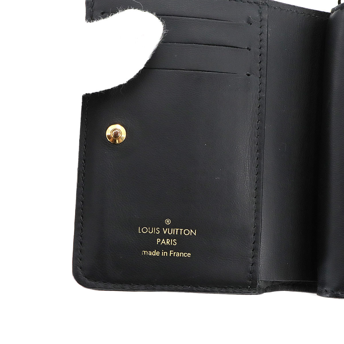 Monogram Lou Wallet Leather Noir M81599 Black
