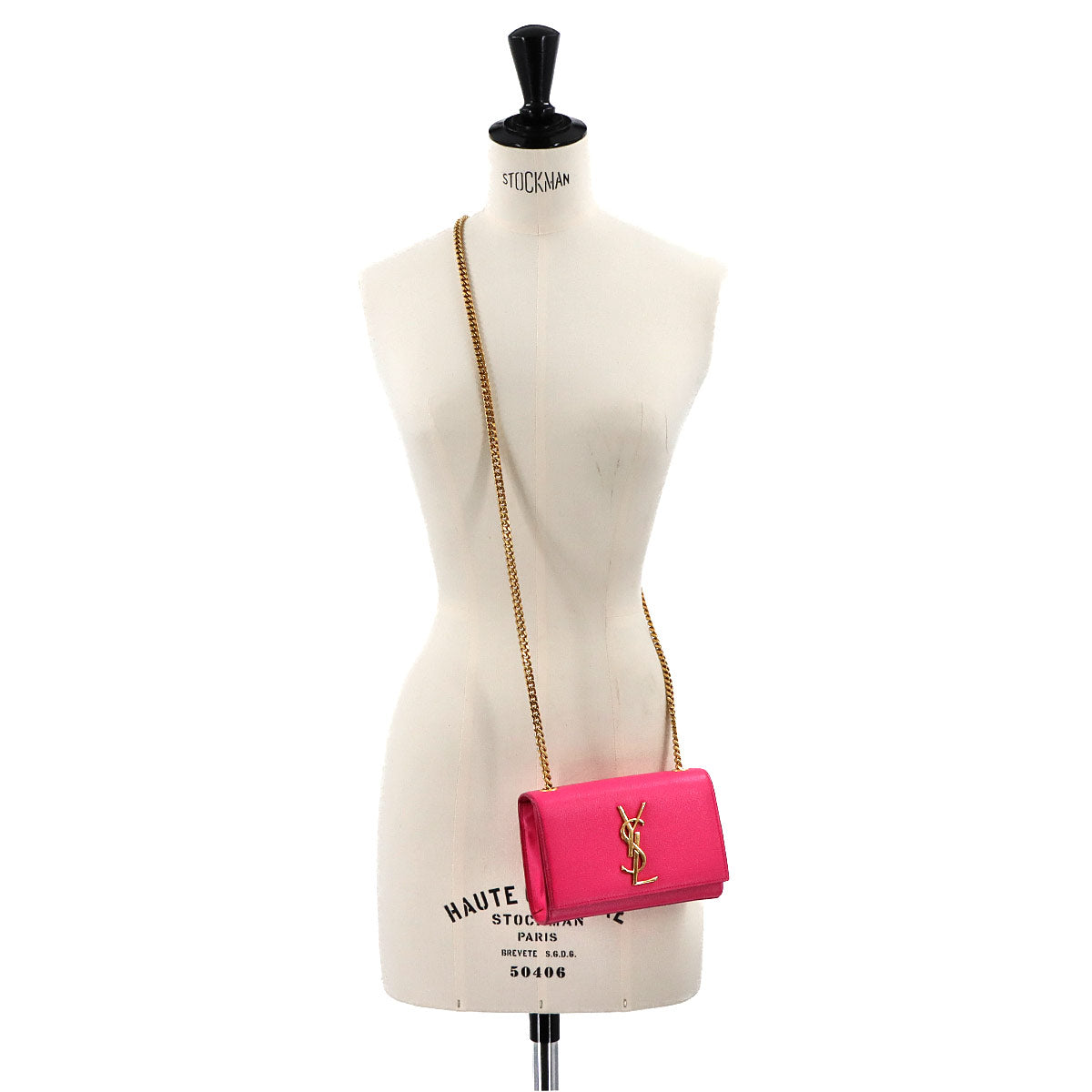 Kate Chain Shoulder Bag Leather Pink 354121 Purse