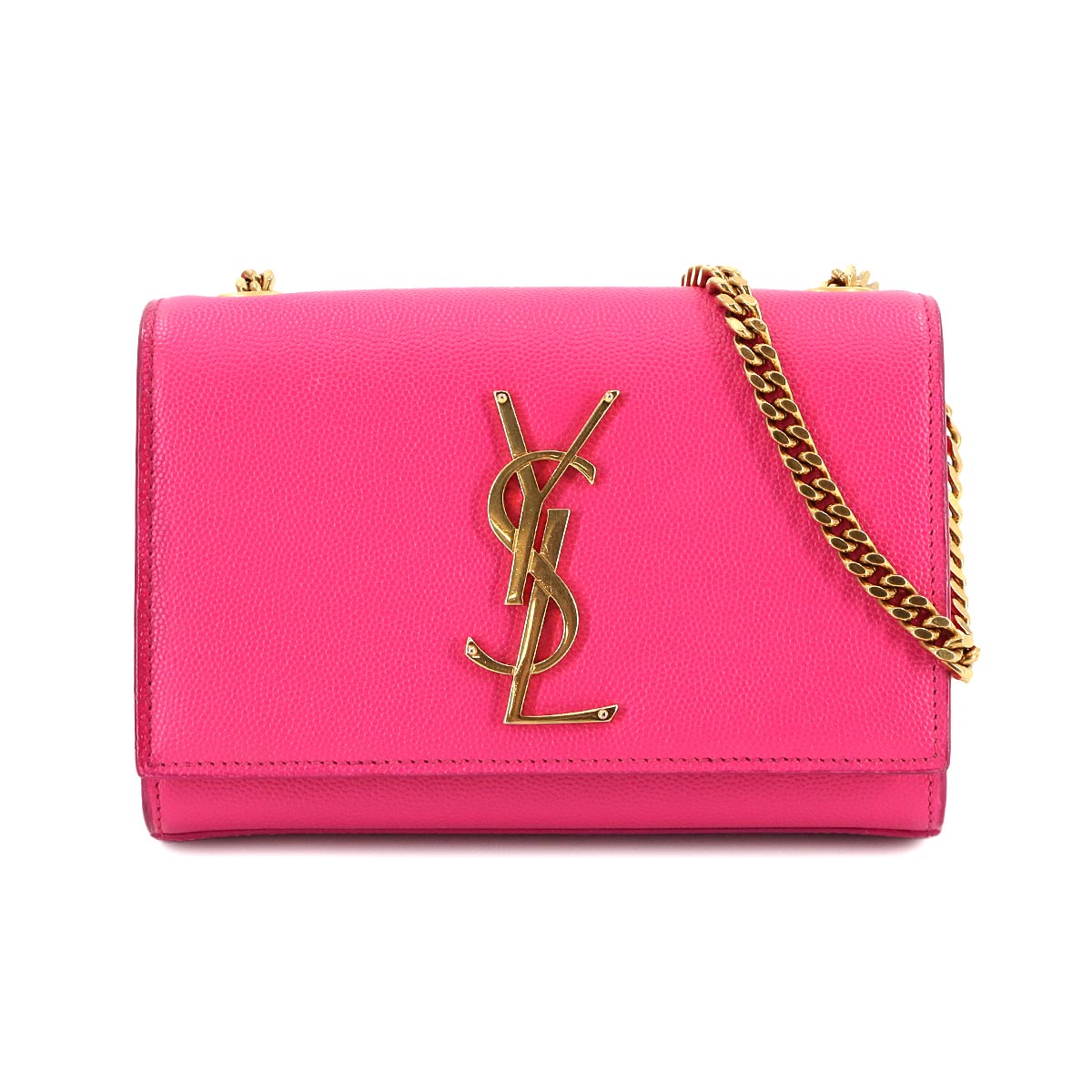 Kate Chain Shoulder Bag Leather Pink 354121 Purse