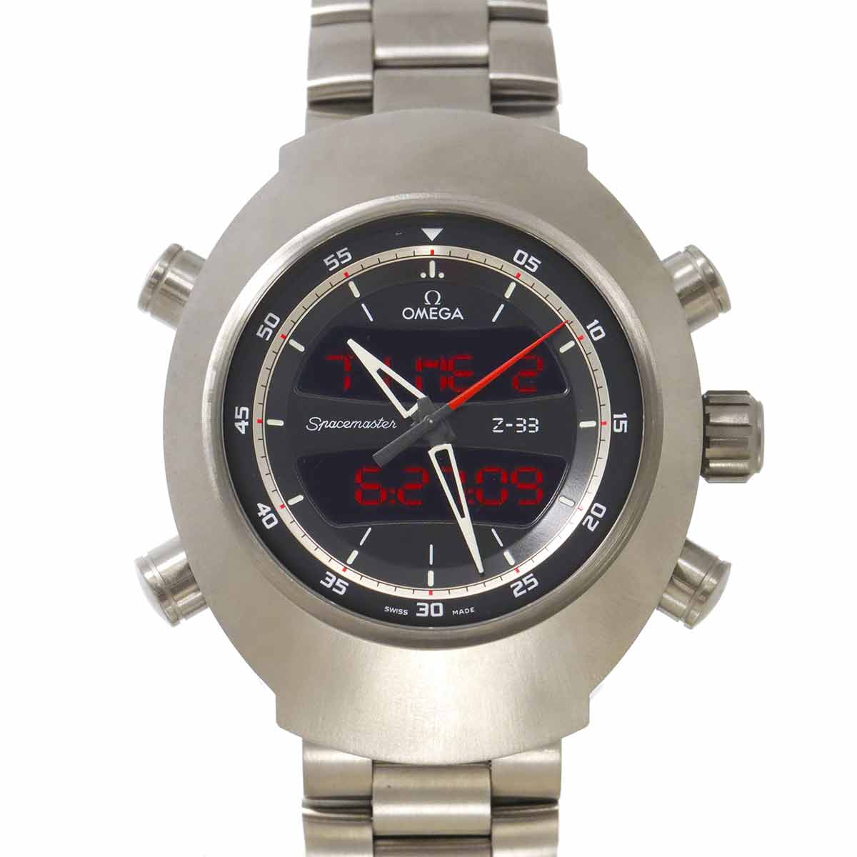 Spacemaster Z-33 325 90 43 79 01 001 Quartz Black Dial