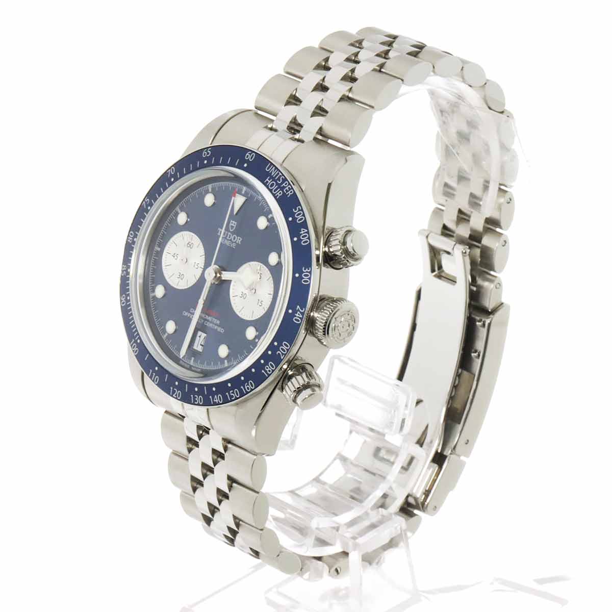 Black Bay Chronograph 79360B Automatic Blue Dial Mens Watch