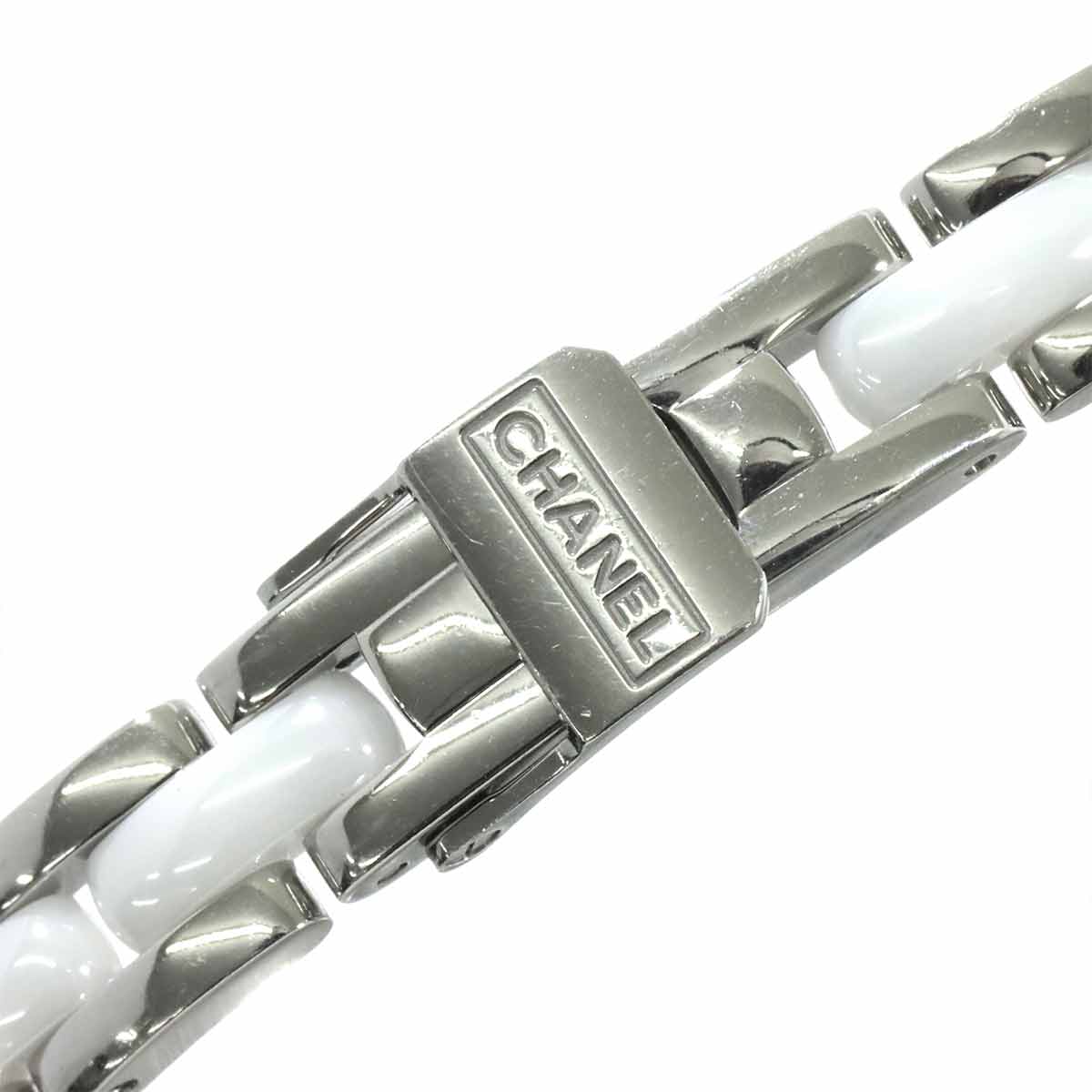 Premiere H3059 Diamond Bezel Ceramic Quartz White Dial Ladies