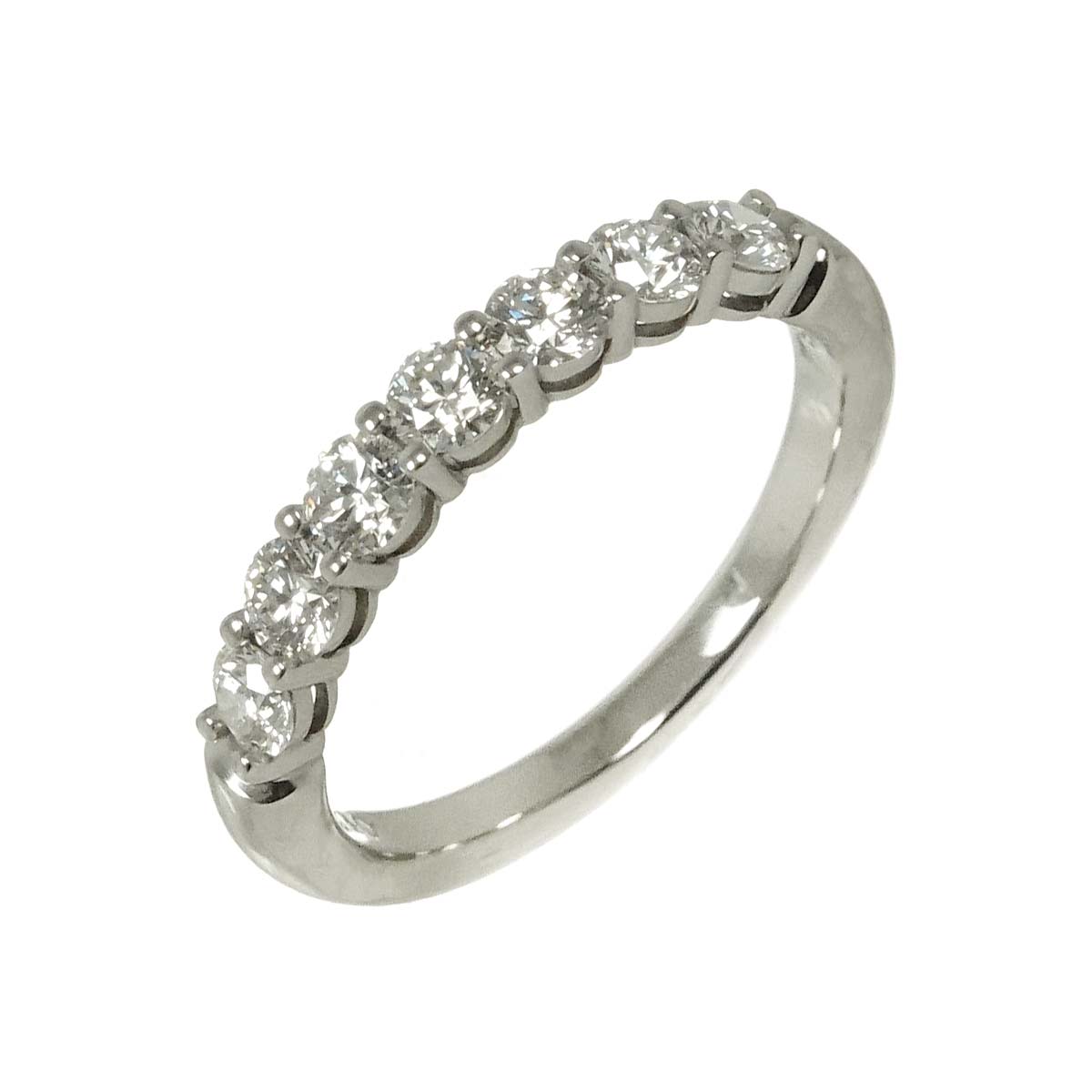Forever Half Diamond Ring Platinum size5.25(US)