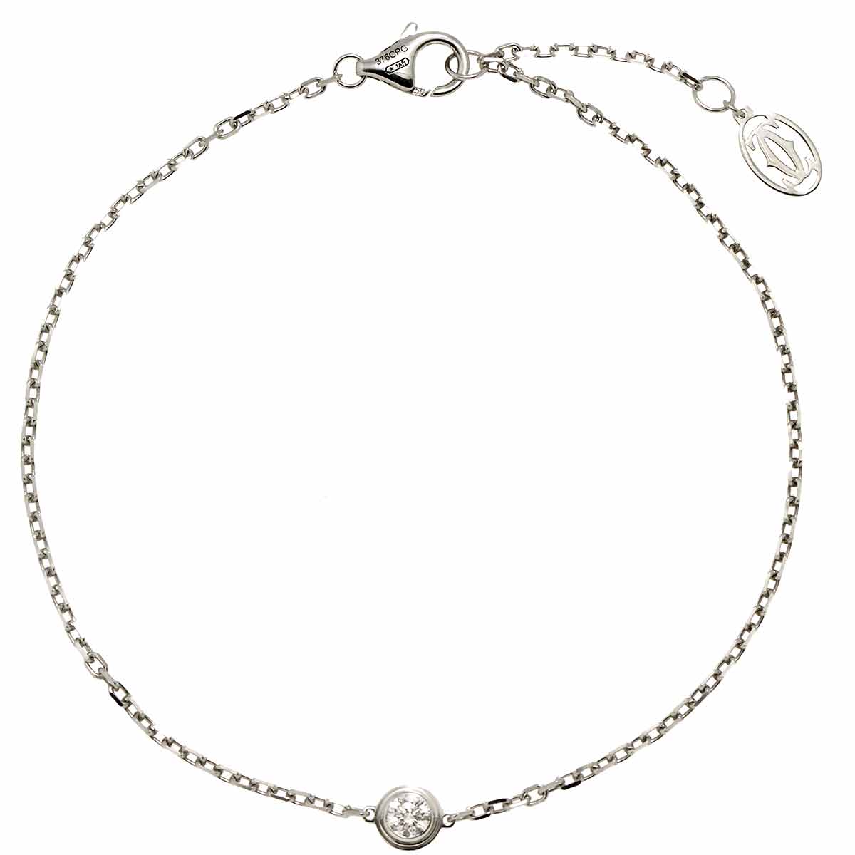 d Amour Diamond Bracelet LM 18K White Gold 750