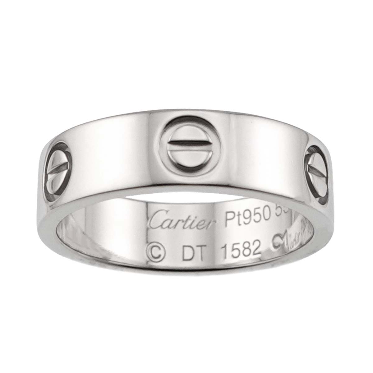 Love Ring Platinum Size55 6.75(US)
