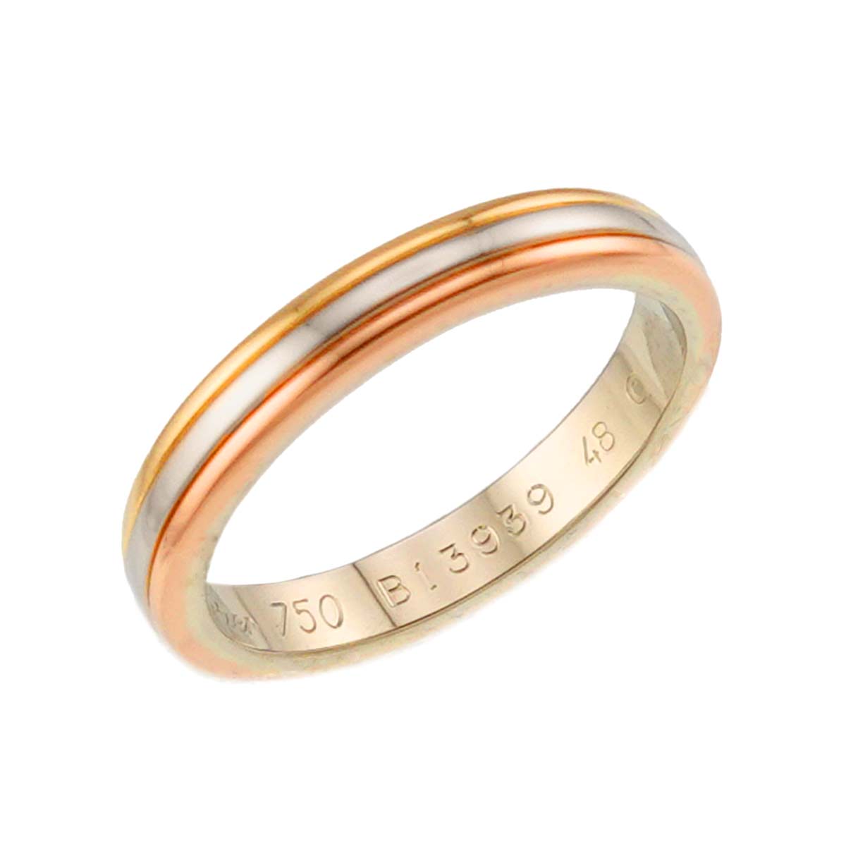 Vendome Ring 18K YG WG PG 750 size48 4.5(US)