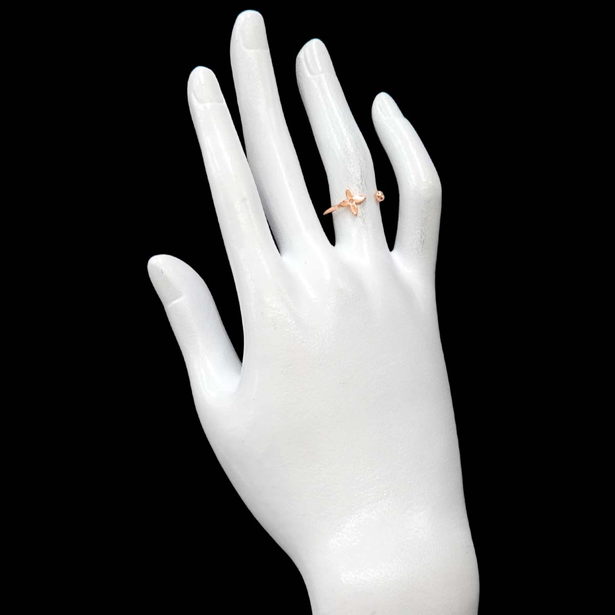 Diamond Ring K18 PG Size51 5.5-5.75(US)