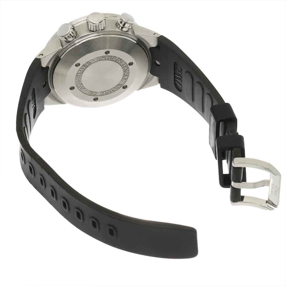 Aquatimer Chronograph IW371933 Automatic Black Dial Mens Watch