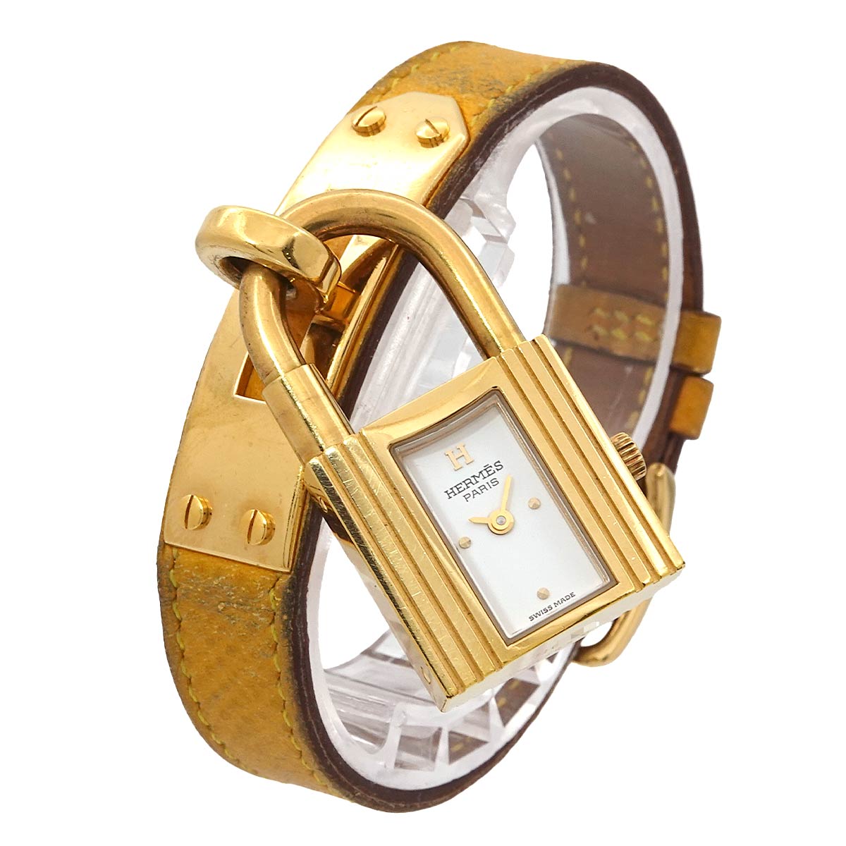 Kelly Watches Quartz Gold Dial Vintage Cadena Ladies Watch