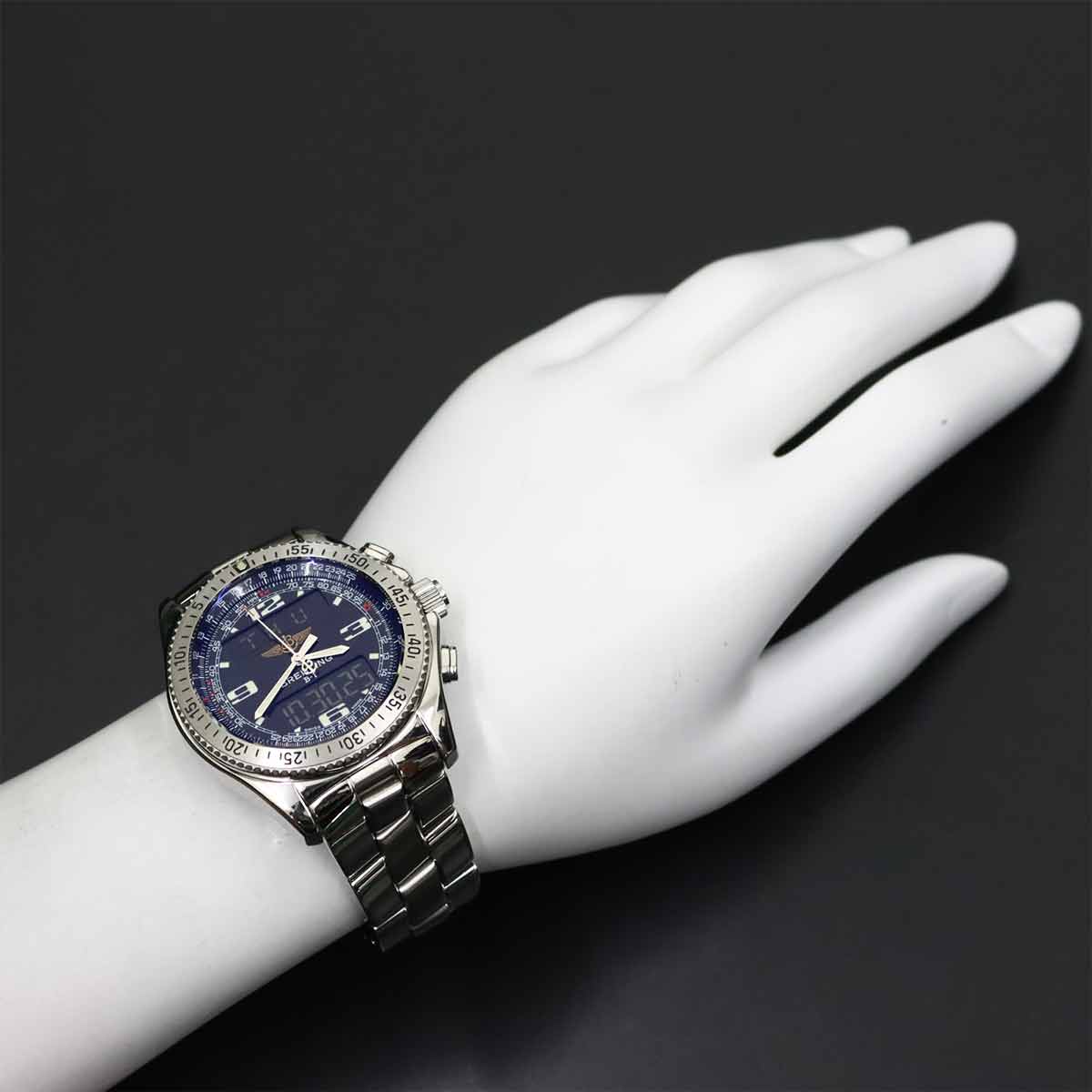 B-1 A68362 Quartz Black Dial Mens Watch