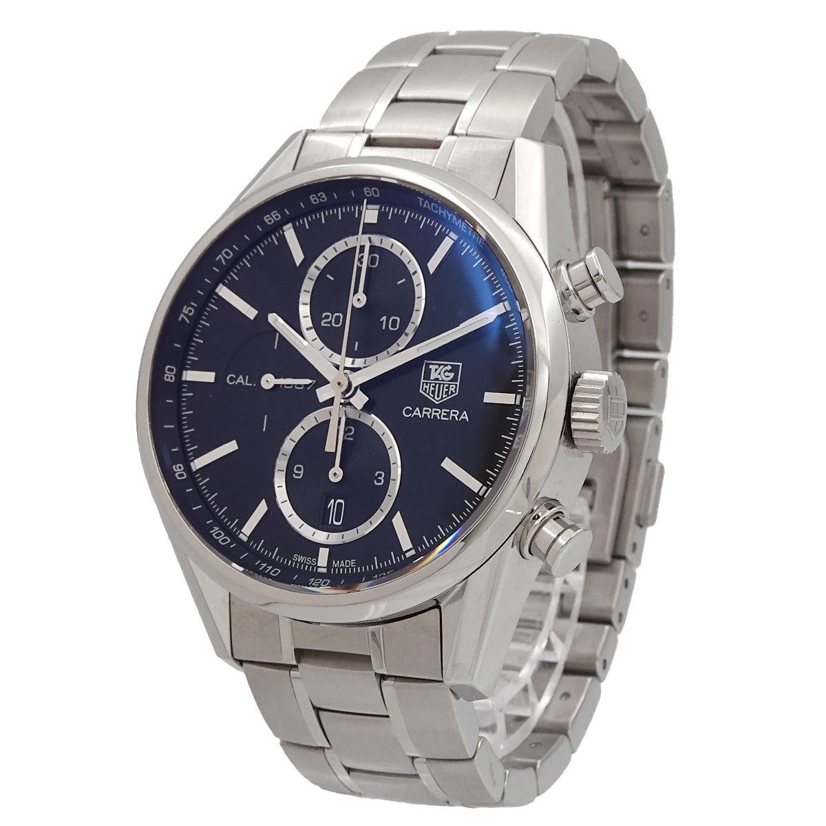 Carrera Chronograph CAR2110-4 Mens Watch Date Black Dial
