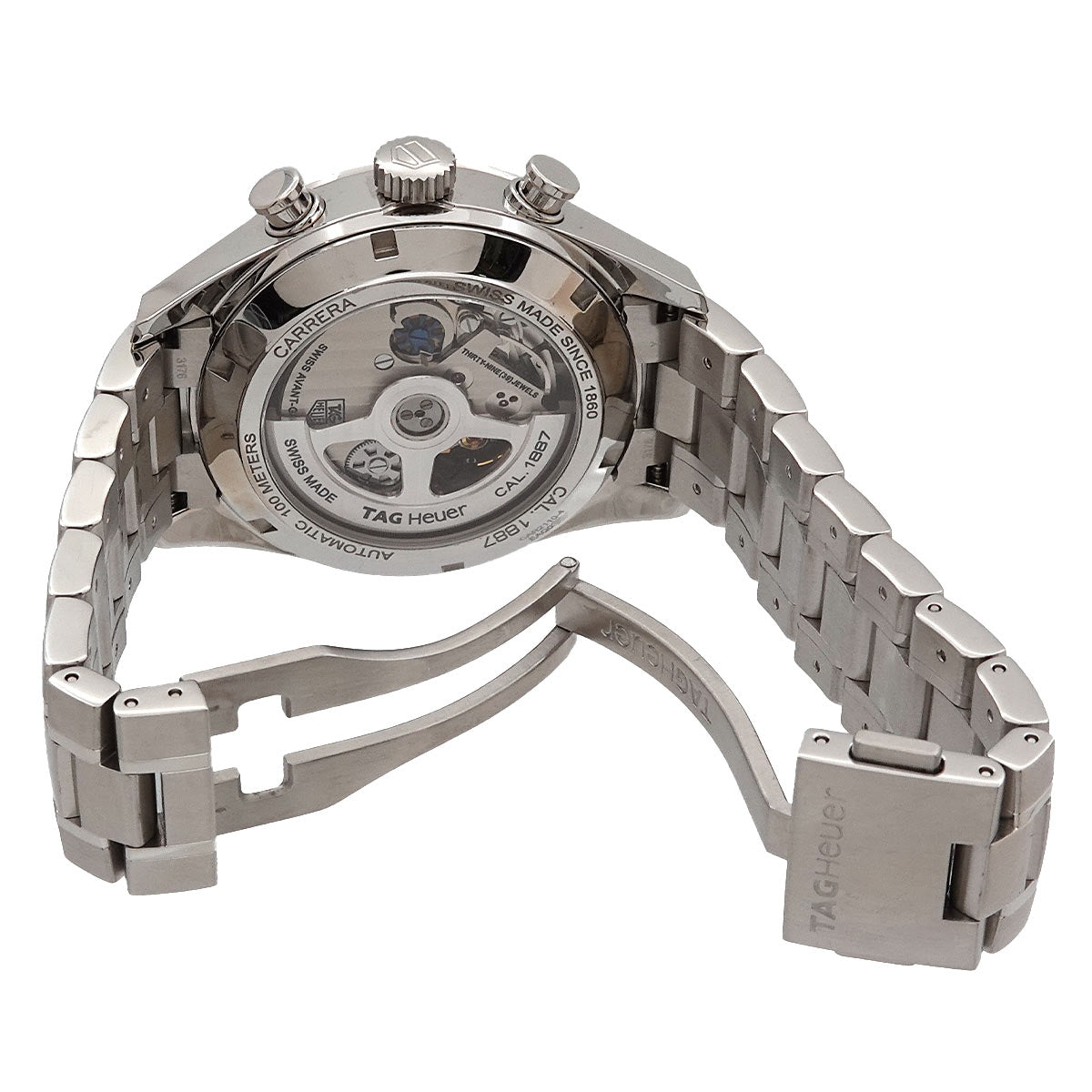 Carrera Chronograph CAR2110-4 Mens Watch Date Black Dial