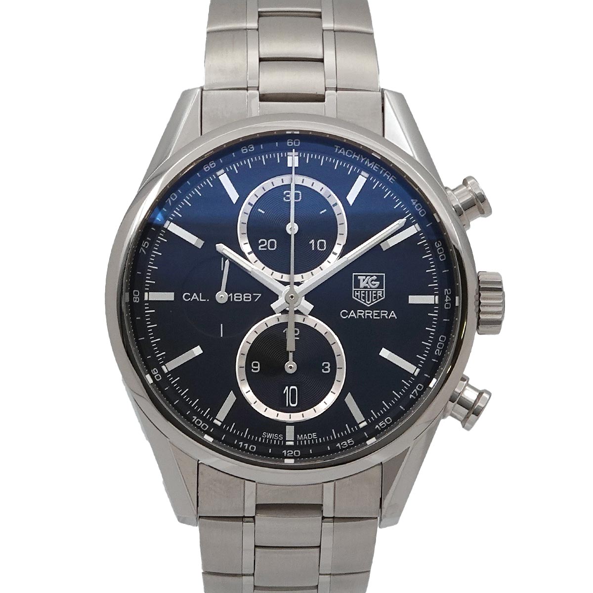 Carrera Chronograph CAR2110-4 Mens Watch Date Black Dial