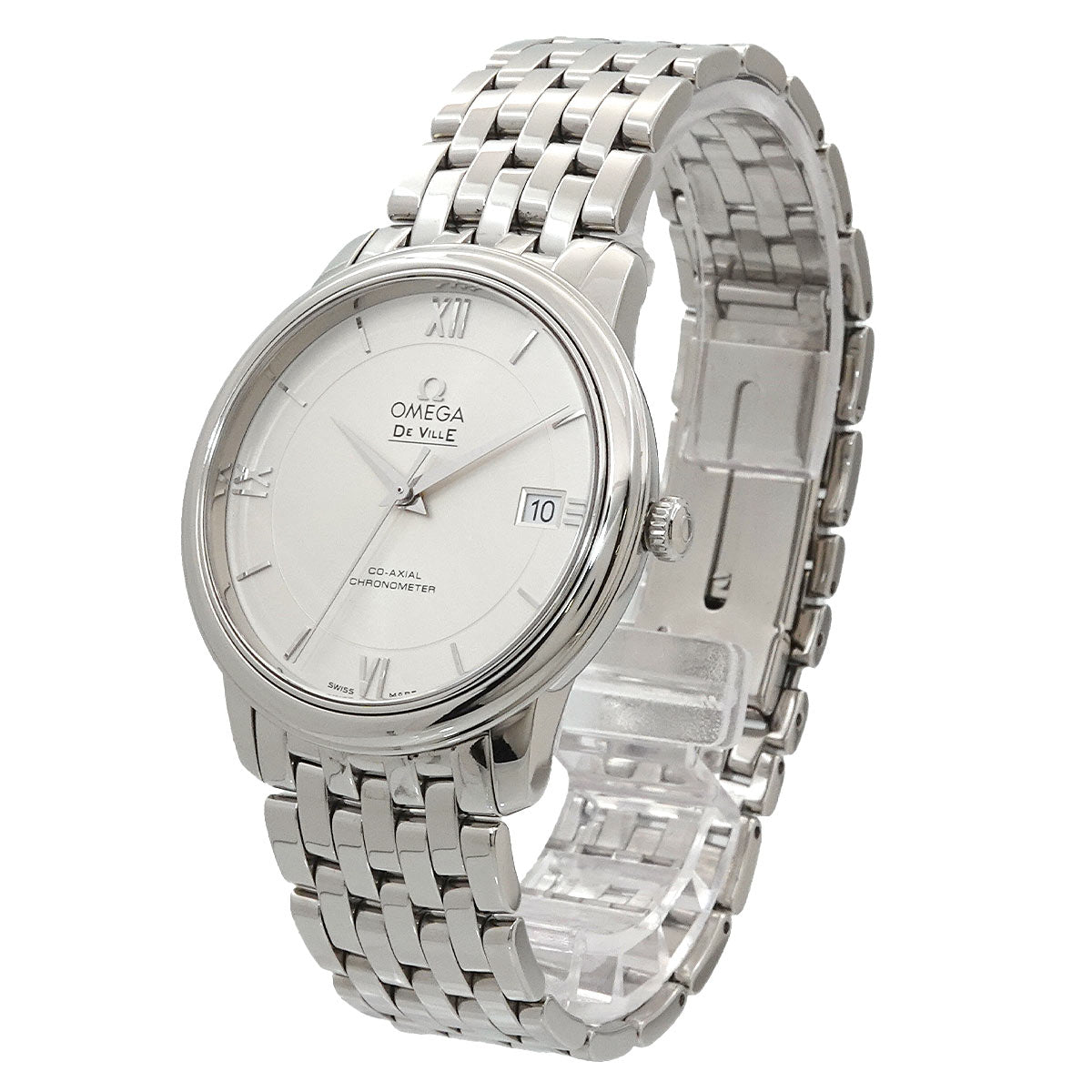 De Ville Prestige CO-AXIAL 424.10.37.20.02.001 Silver Dial Mens