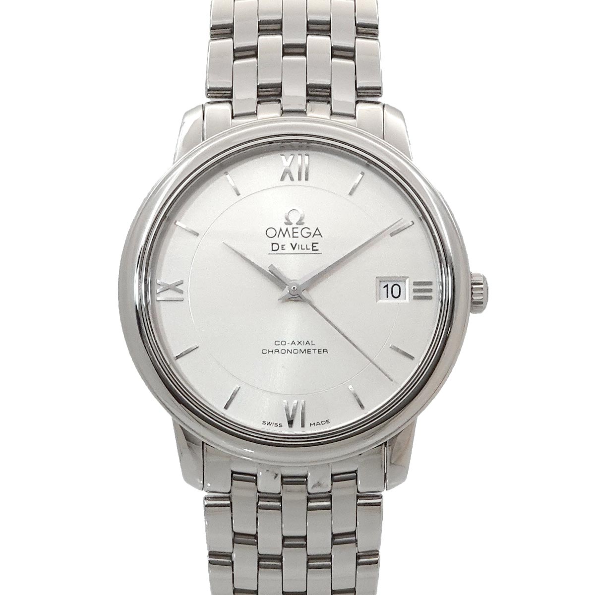 De Ville Prestige CO-AXIAL 424.10.37.20.02.001 Silver Dial Mens