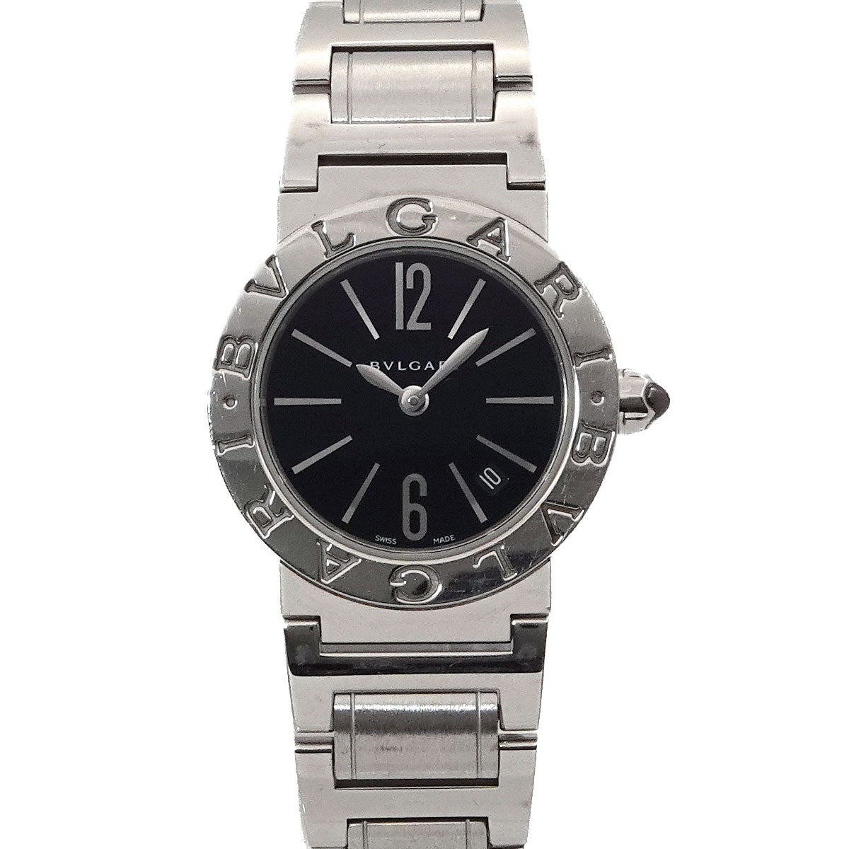 BVLGARIBVLGARI BBL26S Date Quartz Black Dial Ladies Watch