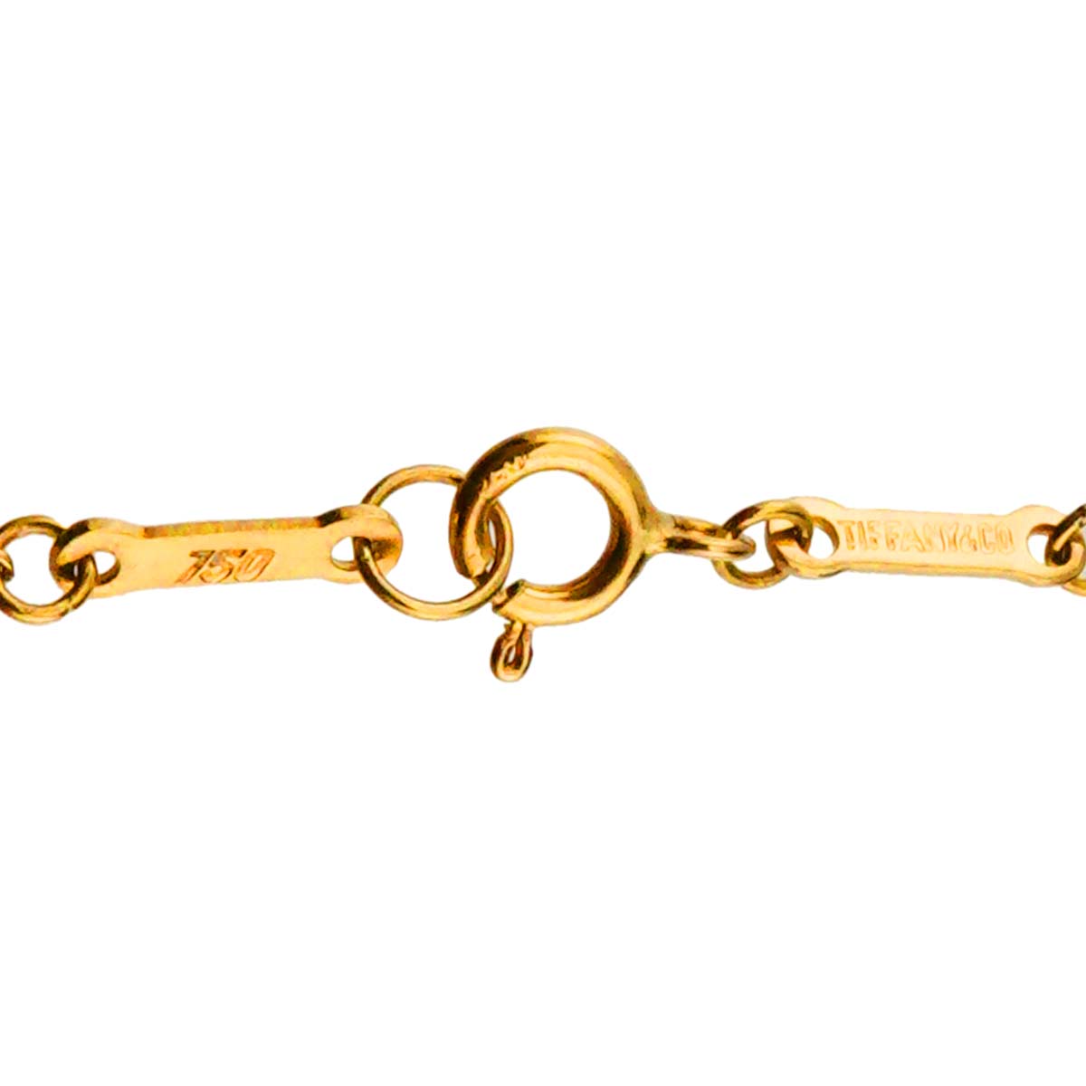 Open Heart Necklace 18K Yellow Gold 750