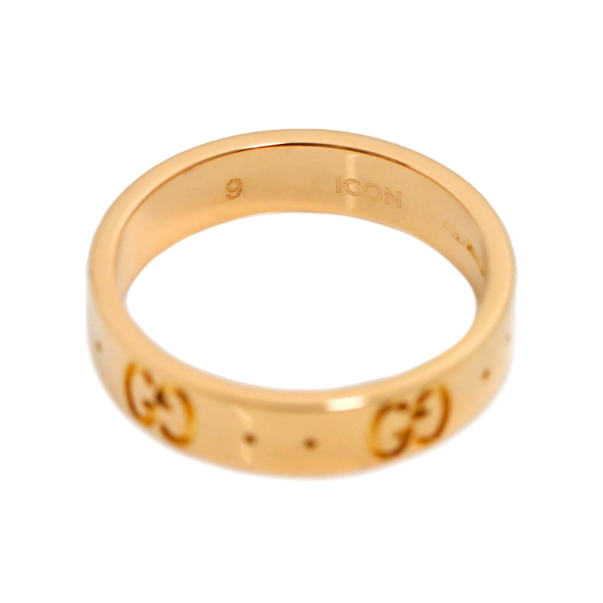 Icon Ring 18K PG Pink Gold 750 Size9 4.5-4.75(US)
