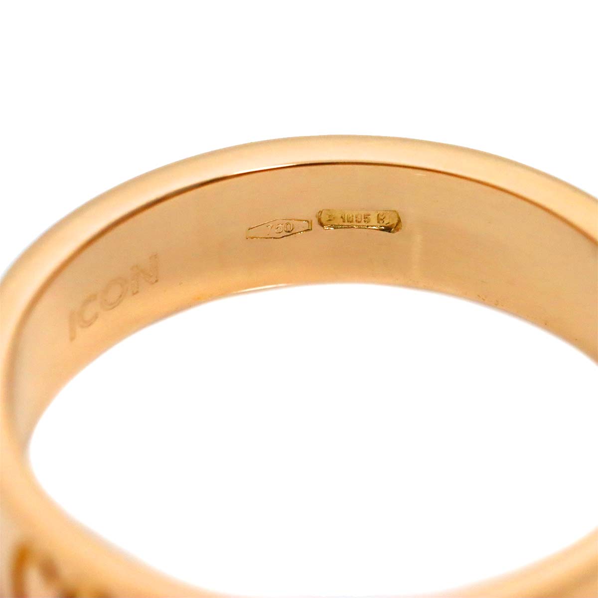 Icon Ring 18K PG Pink Gold 750 Size9 4.5-4.75(US)