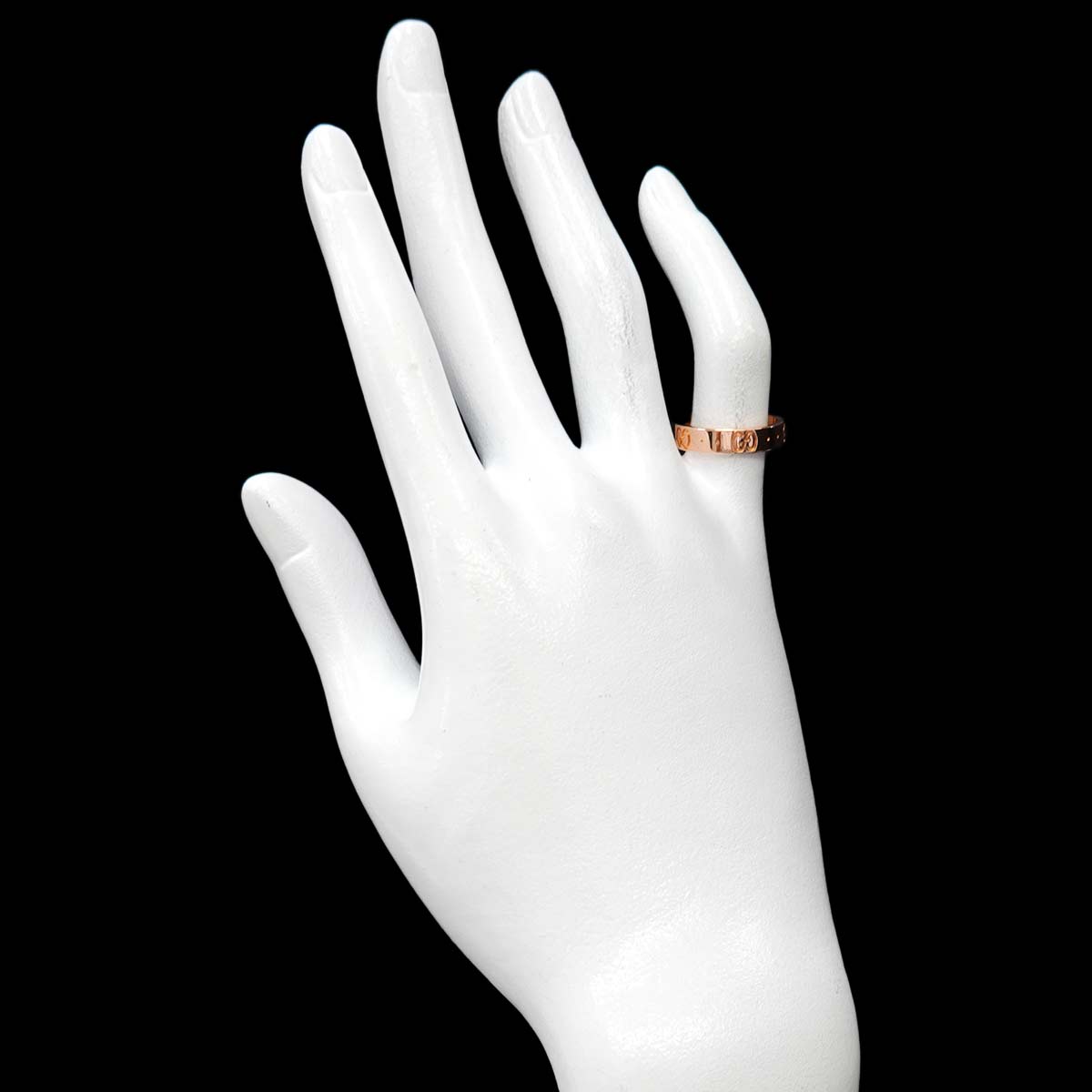 Icon Ring 18K PG Pink Gold 750 Size9 4.5-4.75(US)