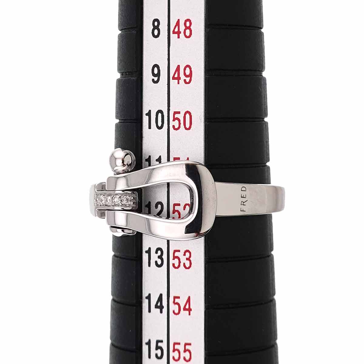 Force 10 Diamond Ring MM 18K White Gold 750 size52 6(US)