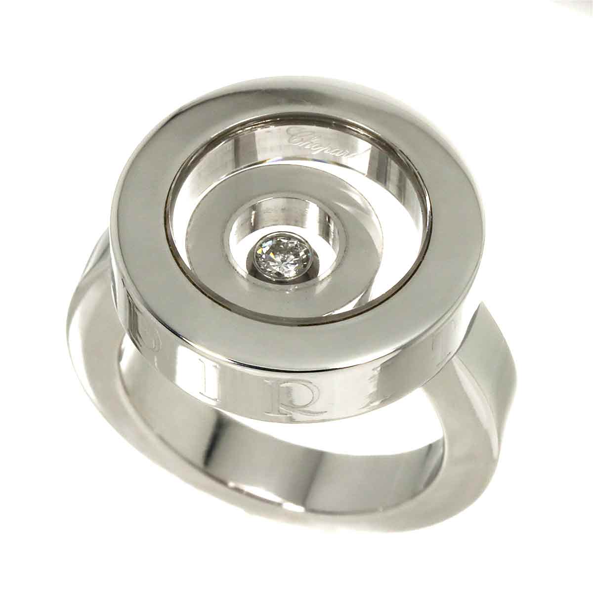 Happy Spirit Diamond Ring 18K WG 750 Size4.75-5(US)