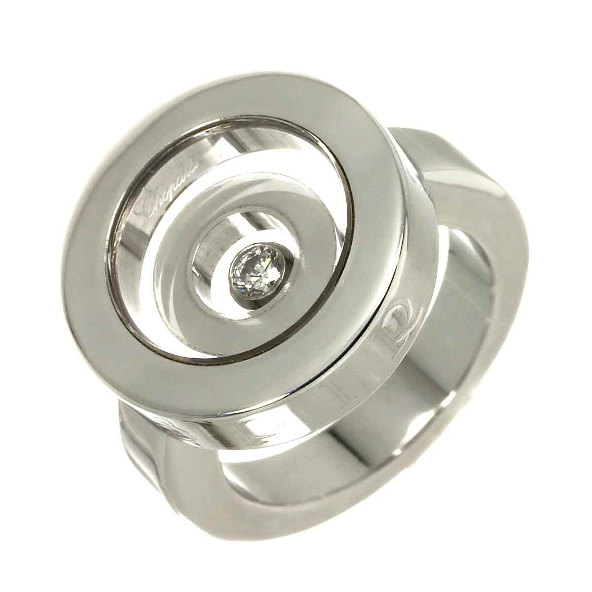 Happy Spirit Diamond Ring 18K WG 750 Size4.75-5(US)