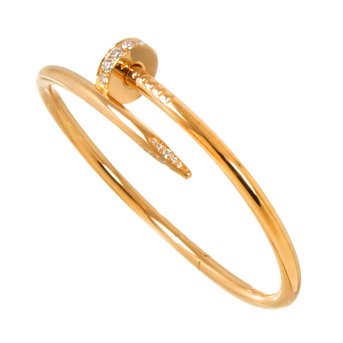 Juste Un Clou Bracelet Diamond 18K Pink Gold 750 size15