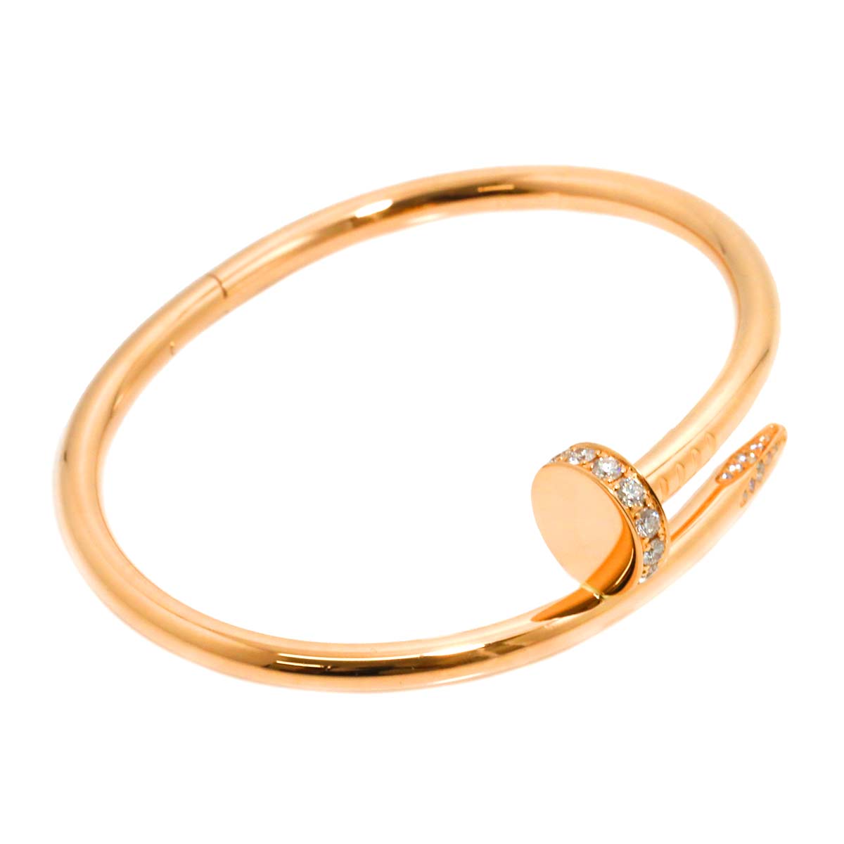 Juste Un Clou Bracelet Diamond 18K Pink Gold 750 size15