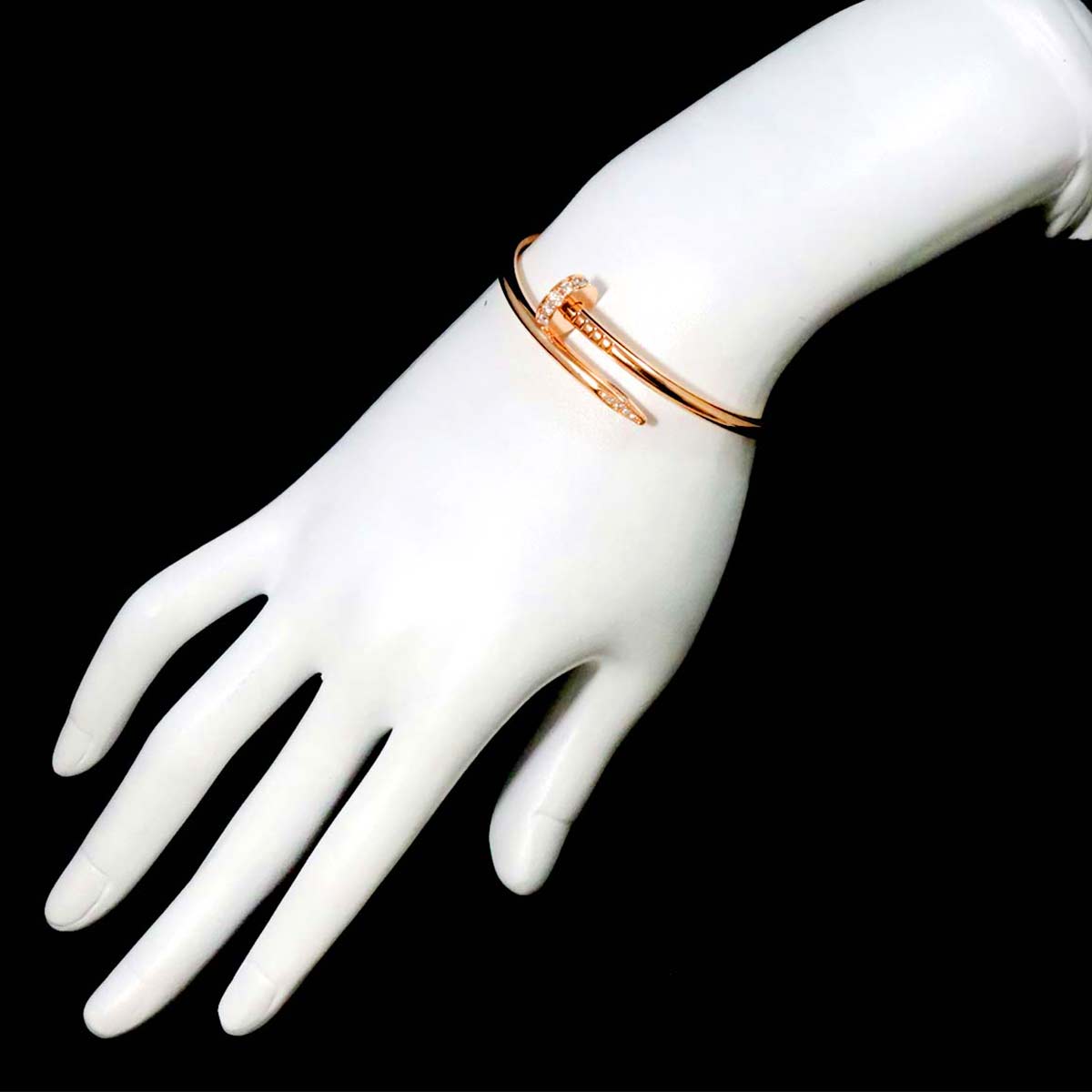 Juste Un Clou Bracelet Diamond 18K Pink Gold 750 size15