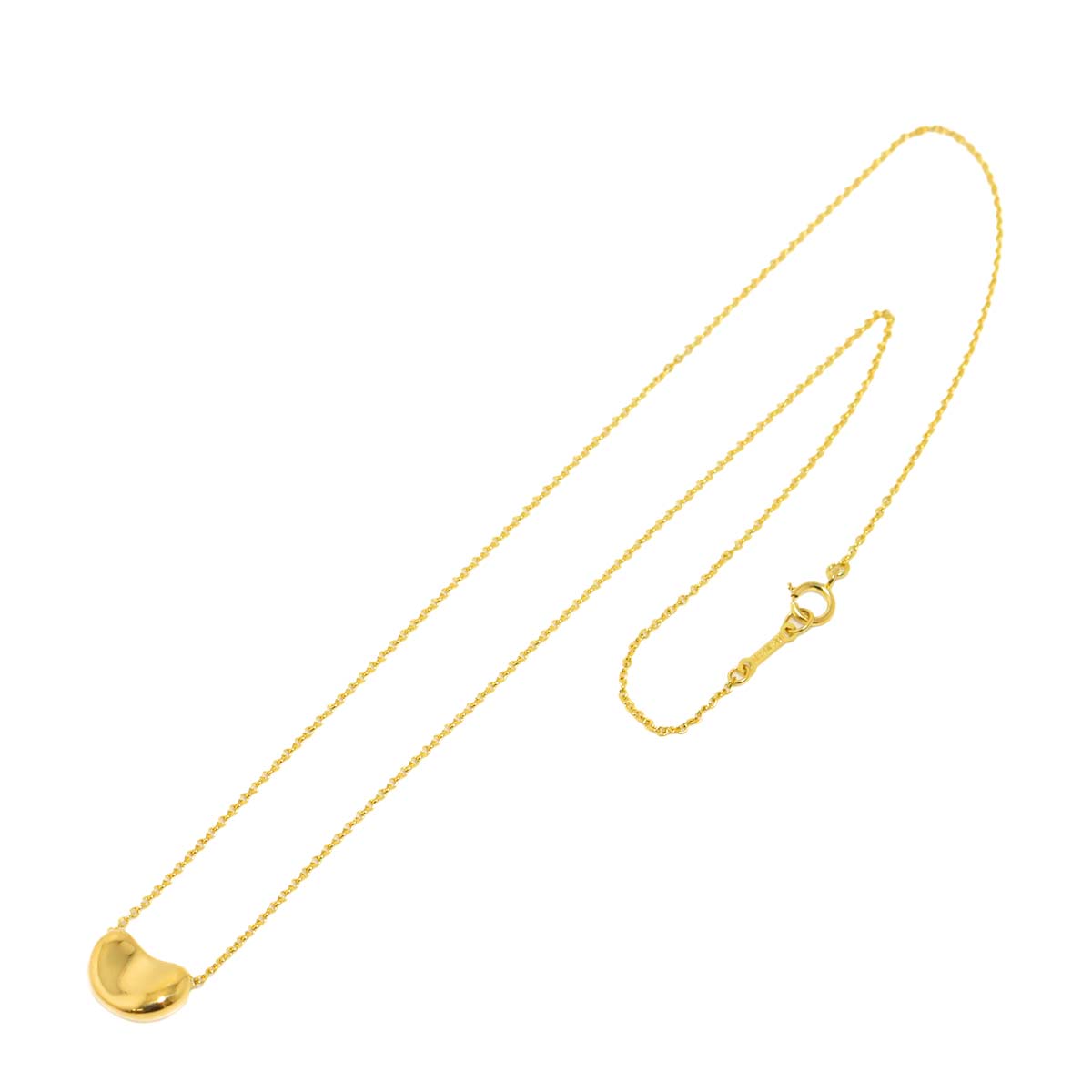 Bean Necklace 18K Yellow Gold 750