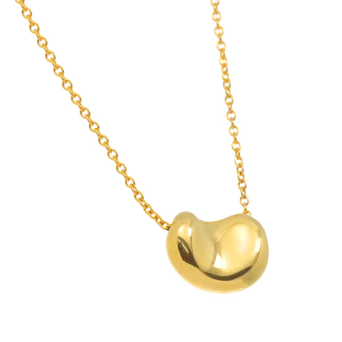 Bean Necklace 18K Yellow Gold 750
