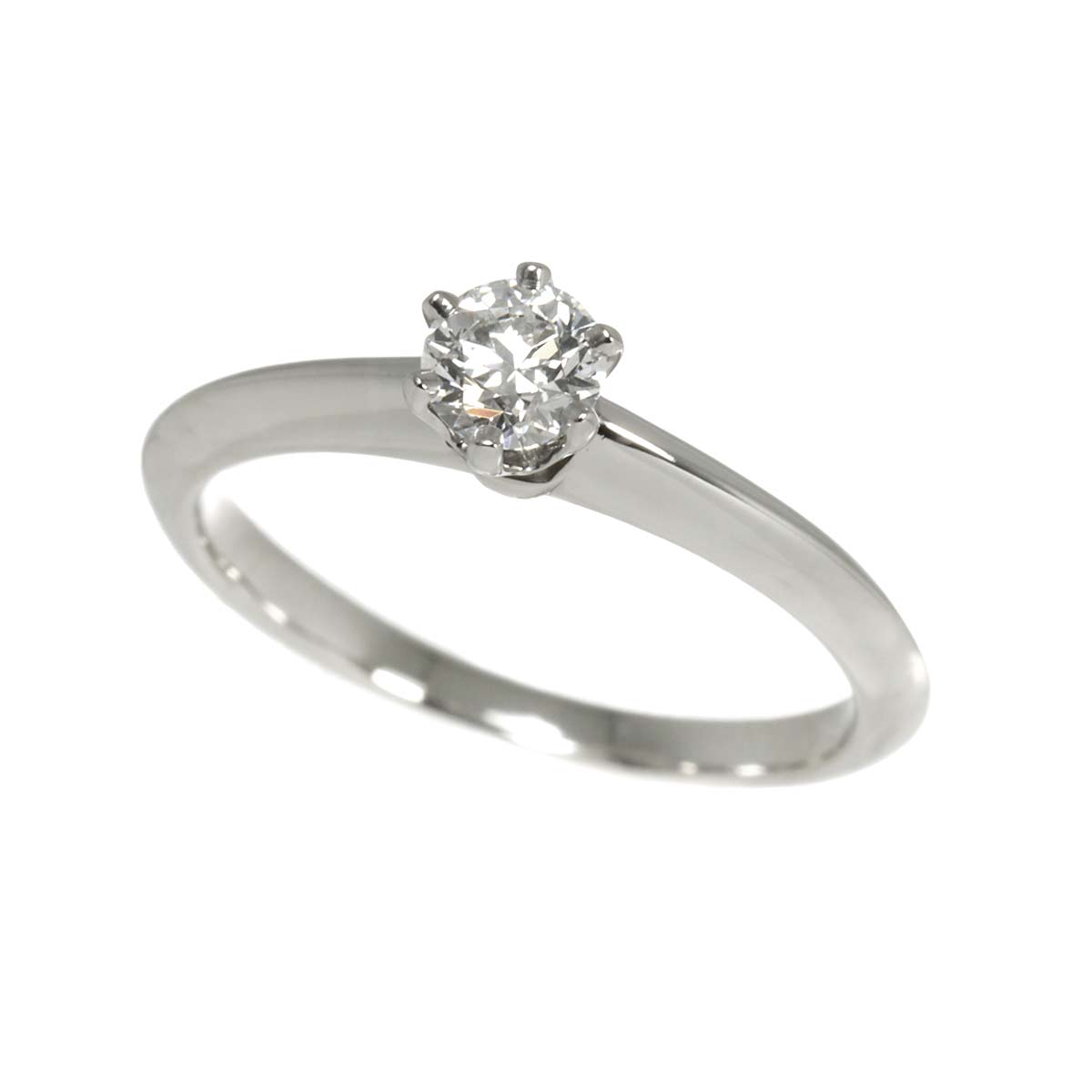 Diamond 0.26ct E/VS1 Ring Pt 4.5-4.75(US)