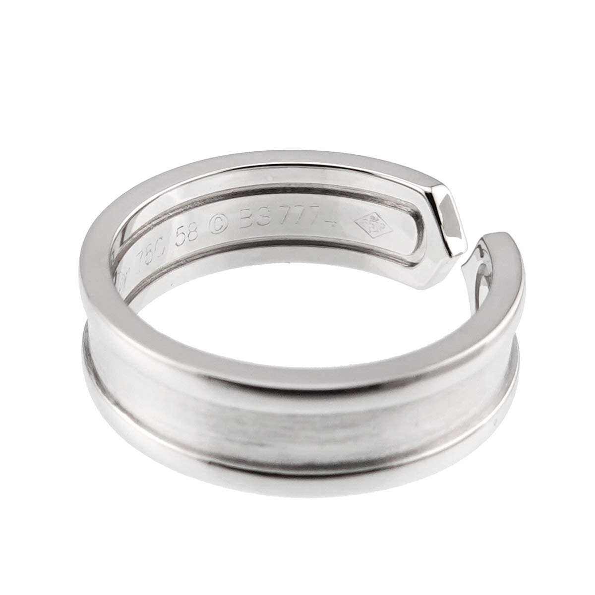 C2 2C Ring 18K White Gold 750 size58 8-8.25(US)