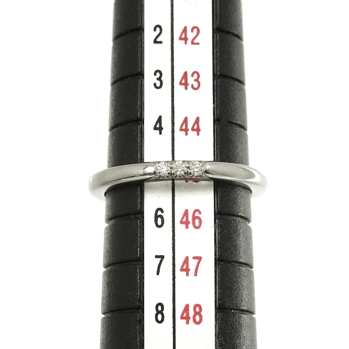Forever Band Diamond Ring Platinum size3.25(US)
