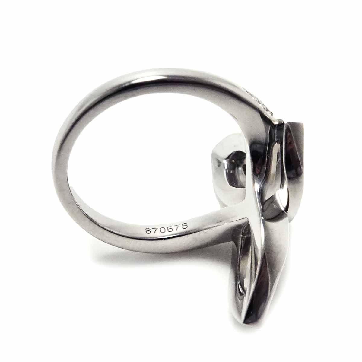 Lily Cluster Diamond Ring Pt Size4.5(US)