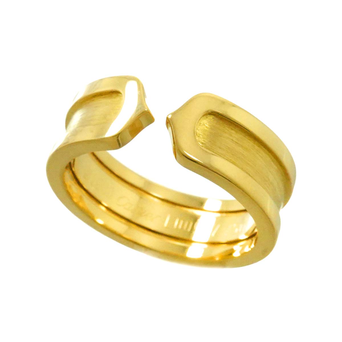 C2 Logo Ring 18K YG 750 size53 6-6.25(US)