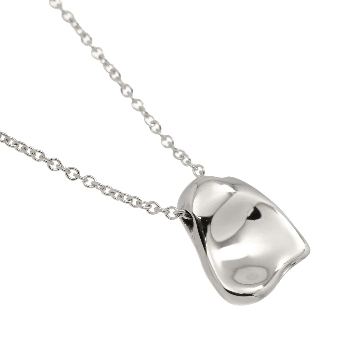 Full Heart Necklace Platinum