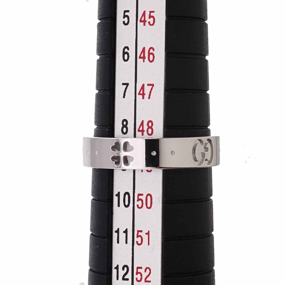 Icon Ring 18K WG White Gold 750 Size9 4.5-4.75(US)