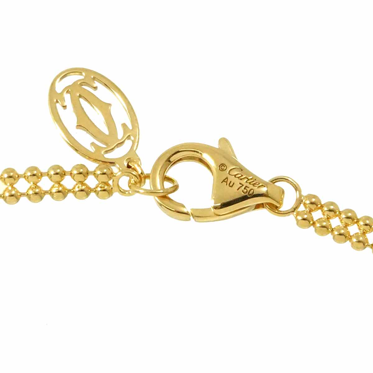 Trinity Diamond Necklace 18K YG WG PG 750