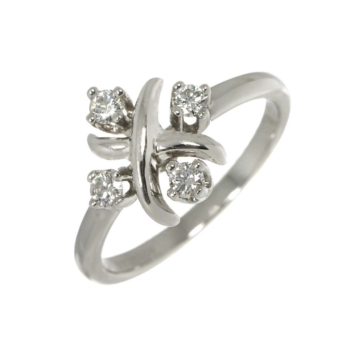 Jean Schlumberger Diamond Ring Pt Platinum Size5.5-5.75(US)