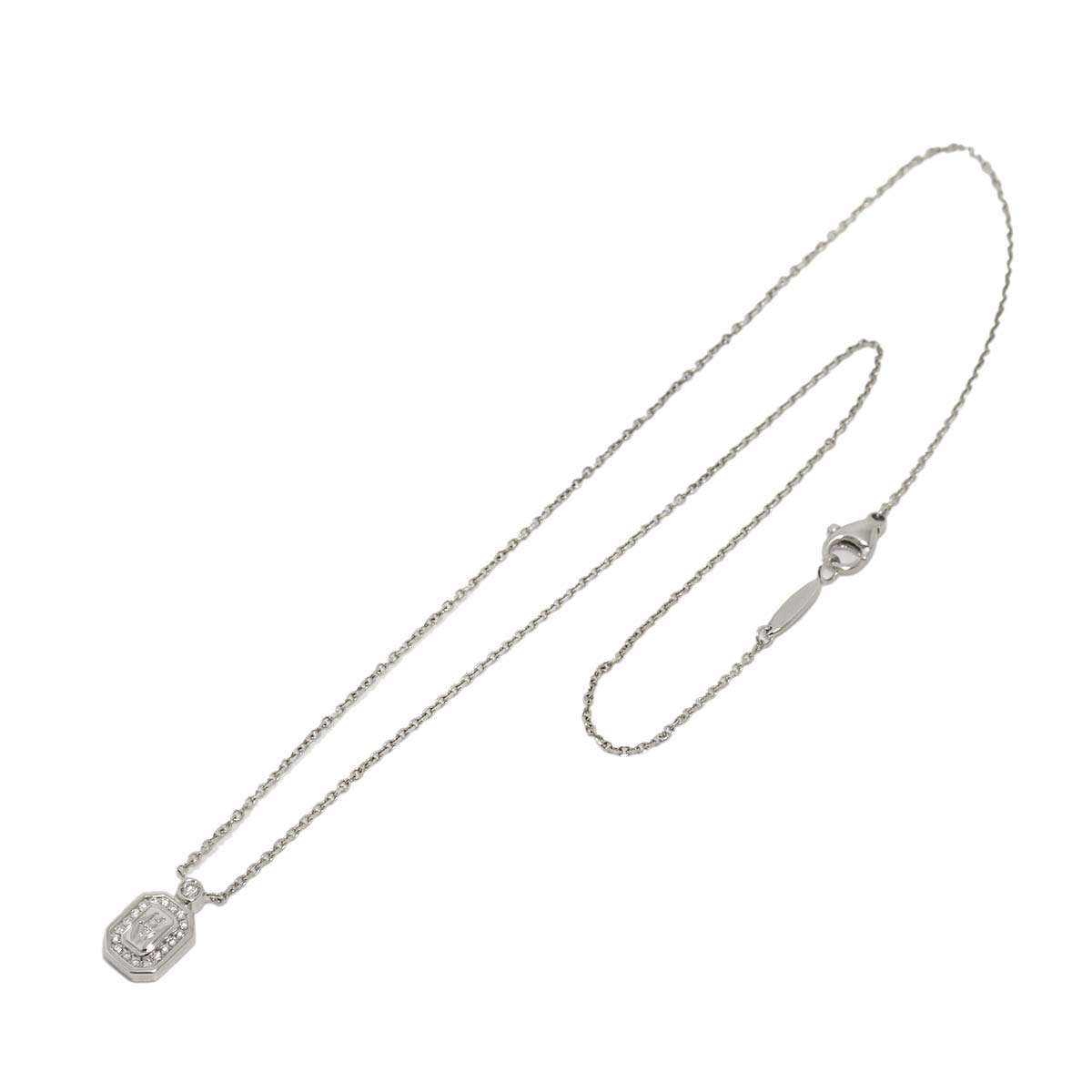 HW Logo Diamond Necklace Pt