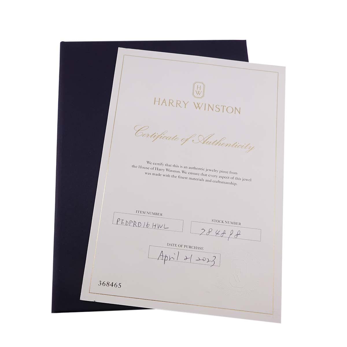 HW Logo Diamond Necklace Pt