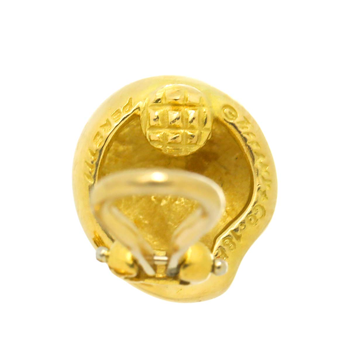 Earrings Clip on 18K Yellow Gold 750