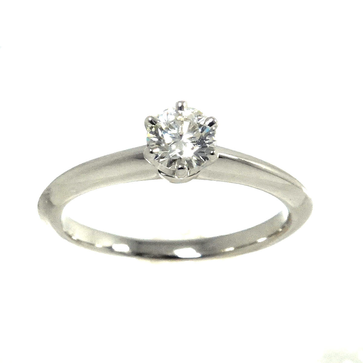 Diamond 0.32ct H/VVS1 Ring Platinum Size4.5(US)
