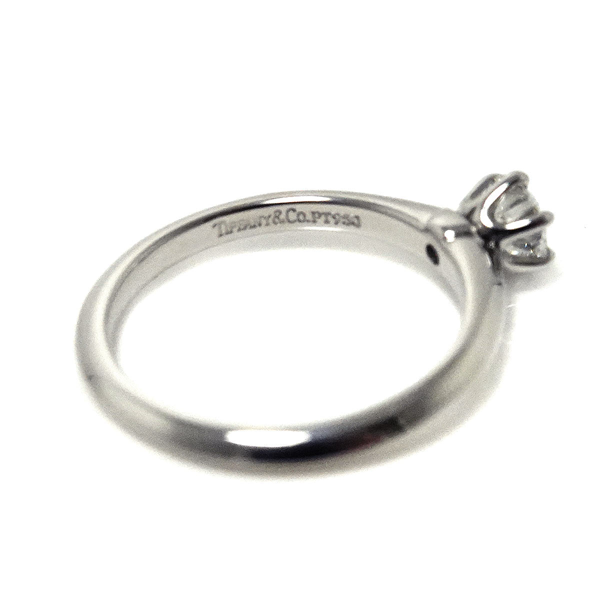 Diamond 0.32ct H/VVS1 Ring Platinum Size4.5(US)