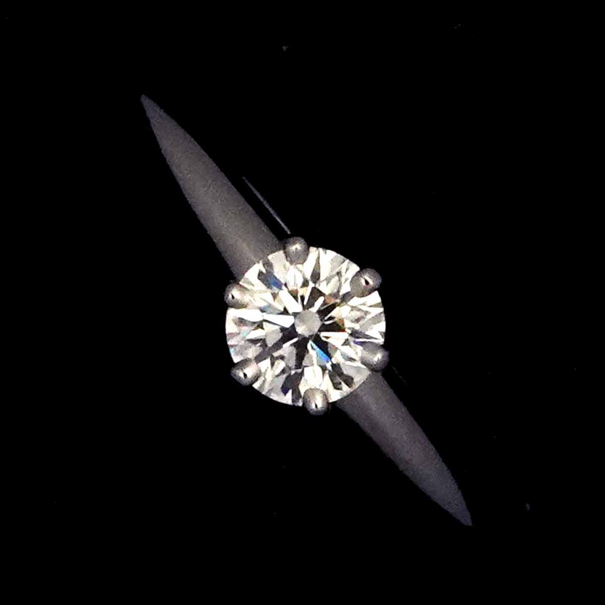 Diamond 0.32ct H/VVS1 Ring Platinum Size4.5(US)