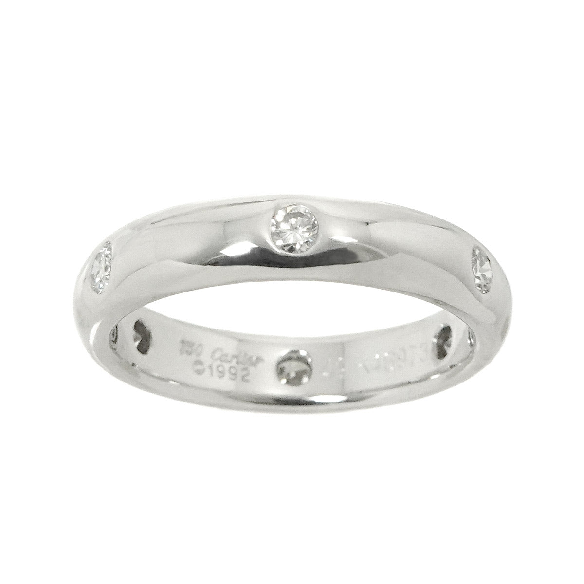 Stella Ring Diamond 6P 18K White Gold 750 size49 4.75-5(US)