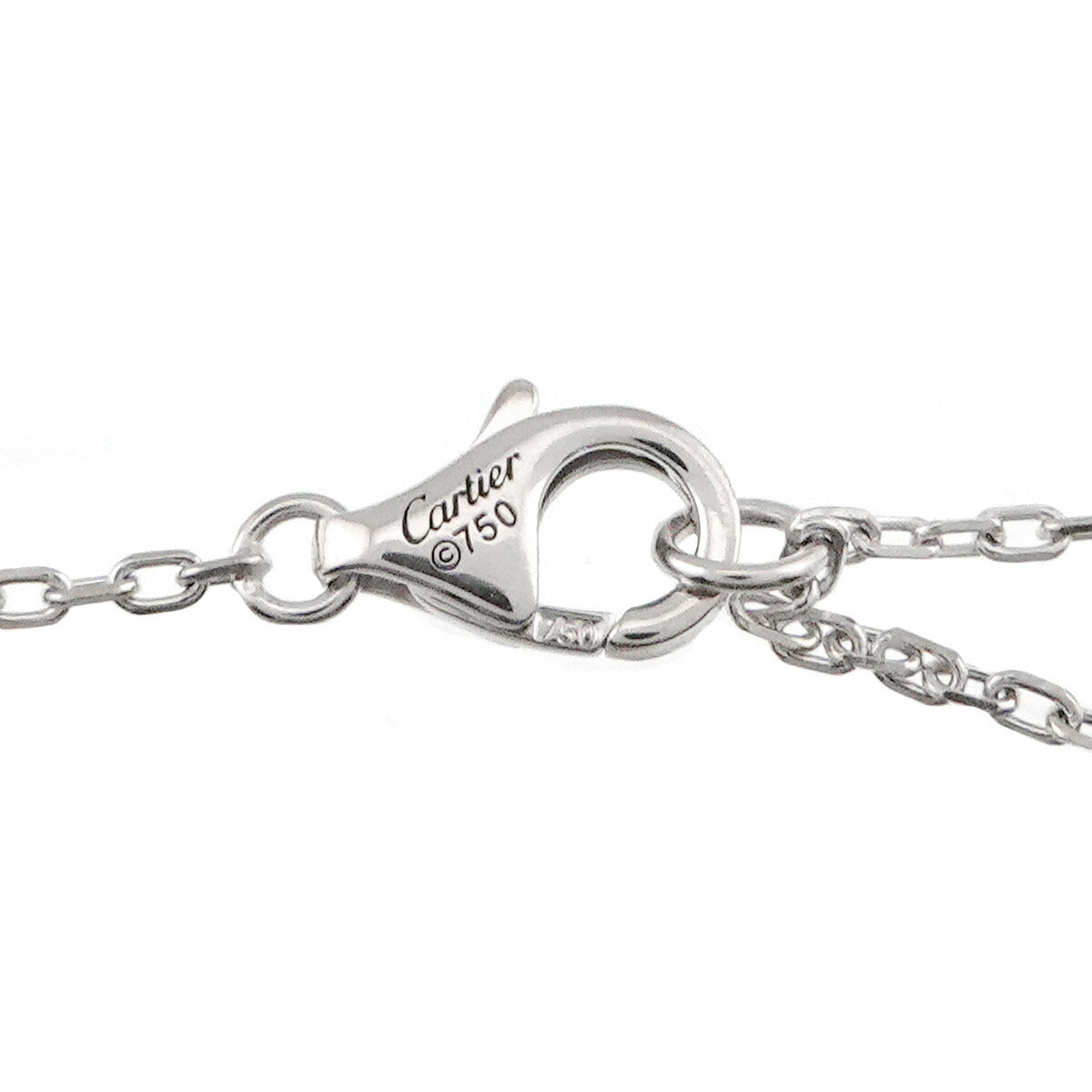 d Amour Heart Diamond Necklace 18K WG 750