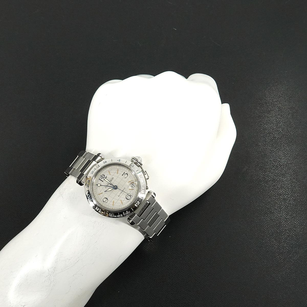 PashaC Meridian GMT W31029M7 Automatic Silver Dial Boys